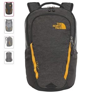 NWT The North Face Vault Backpack - Gray/ Orange